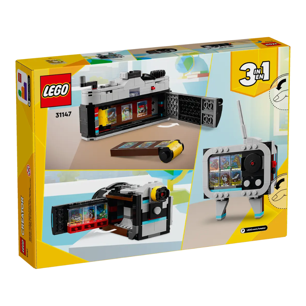 Aparat foto Retro, +8 ani, 31147, Lego Creator 3 in 1