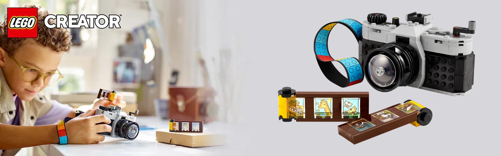 Aparat foto Retro, +8 ani, 31147, Lego Creator 3 in 1