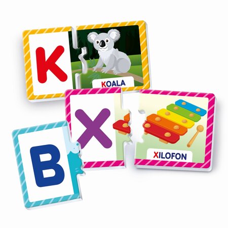 Joc educativ de la A la Z Agerino, 3 ani+, Clementoni 603336