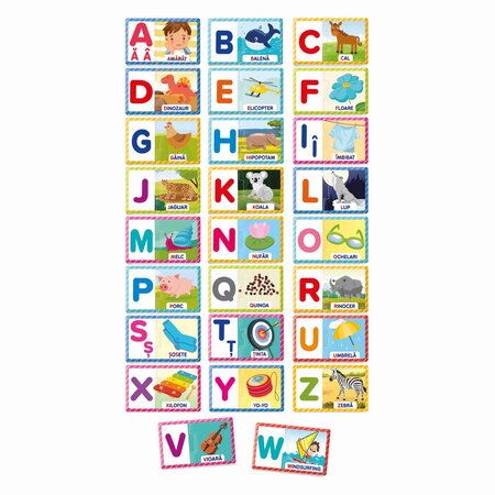 Joc educativ de la A la Z Agerino, 3 ani+, Clementoni 603334