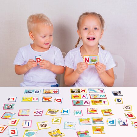Joc educativ de la A la Z Agerino, 3 ani+, Clementoni 603335