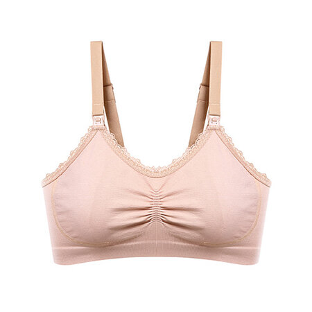 Sutien pentru alaptat, cupa D 80 - 85, Bej, Babyono 603468