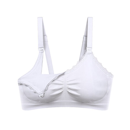 Sutien pentru alaptat, cupa E 80 - 85, Alb, Babyono 603460