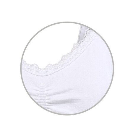 Sutien pentru alaptat, cupa E 80 - 85, Alb, Babyono 603457