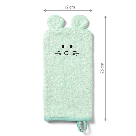 Manusa din bambus pentru baie, Verde, Babyono 603516