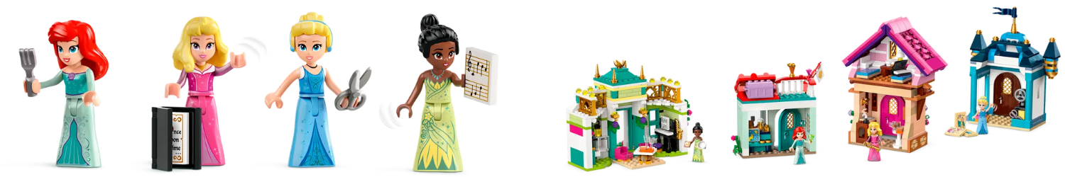 Aventtura la piata a Printesei Disney, +6 ani, 43246, Lego Disney