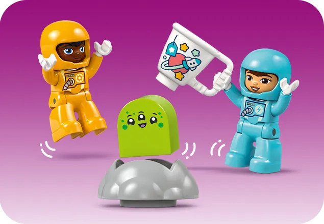 Aventura cu naveta spatiala 3 in 1, +3 ani, 10422, Lego Duplo