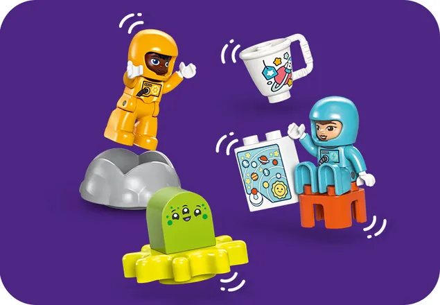 Aventura cu naveta spatiala 3 in 1, +3 ani, 10422, Lego Duplo