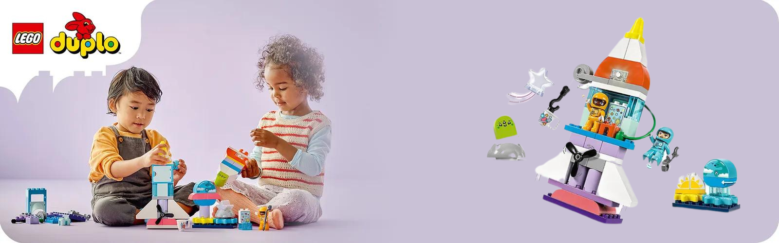 Aventura cu naveta spatiala 3 in 1, +3 ani, 10422, Lego Duplo