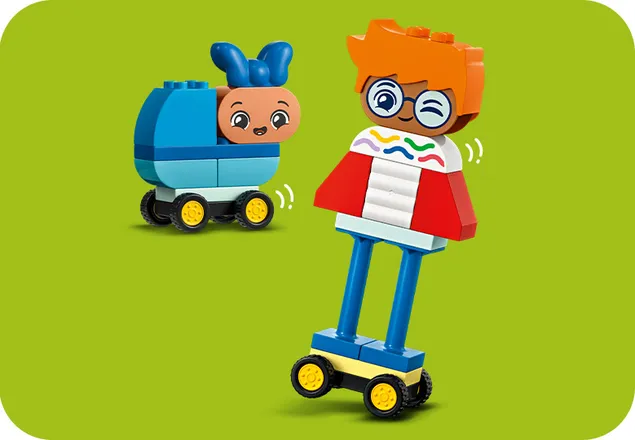 Oameni construibili cu emotii mari, +3 ani, 10423, Lego Duplo