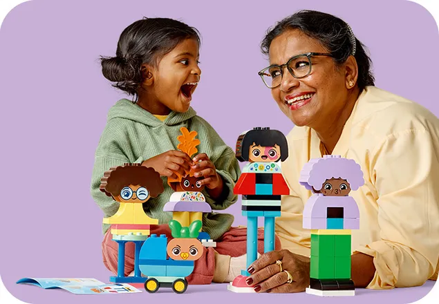 Oameni construibili cu emotii mari, +3 ani, 10423, Lego Duplo