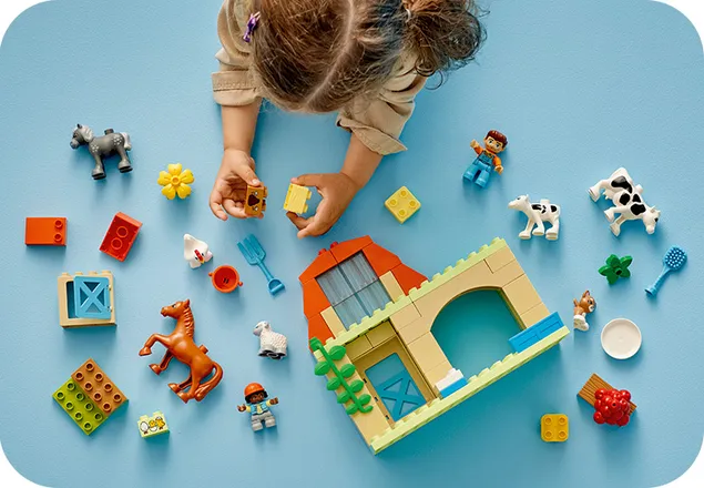 Ingrijirea animalelor la ferma, +2 ani, 10416, Lego Duplo