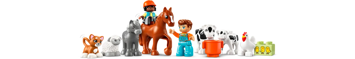 Ingrijirea animalelor la ferma, +2 ani, 10416, Lego Duplo