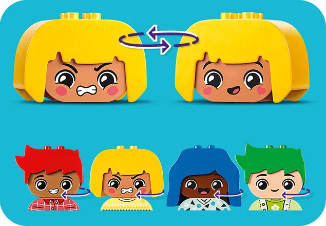 Mari sentimente si emotii, +18 luni, 10415, Lego Duplo