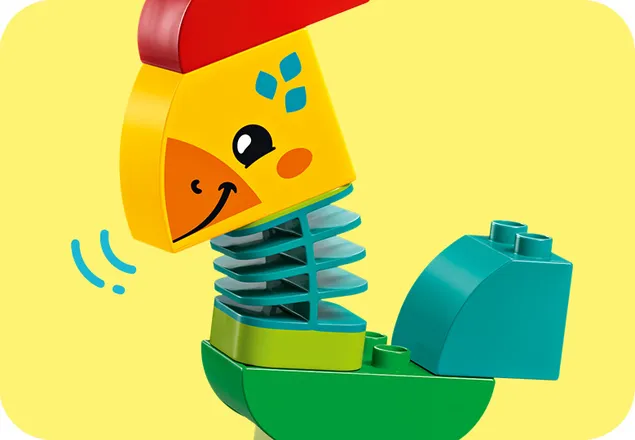 Tren cu animale, +18 luni, 10412, Lego Duplo