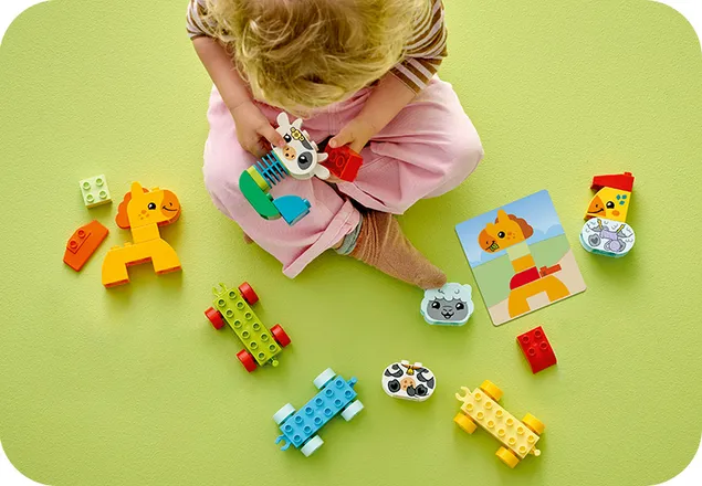 Tren cu animale, +18 luni, 10412, Lego Duplo