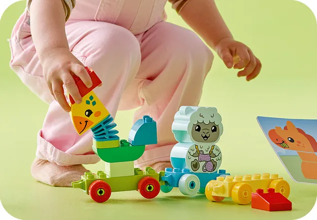 Tren cu animale, +18 luni, 10412, Lego Duplo