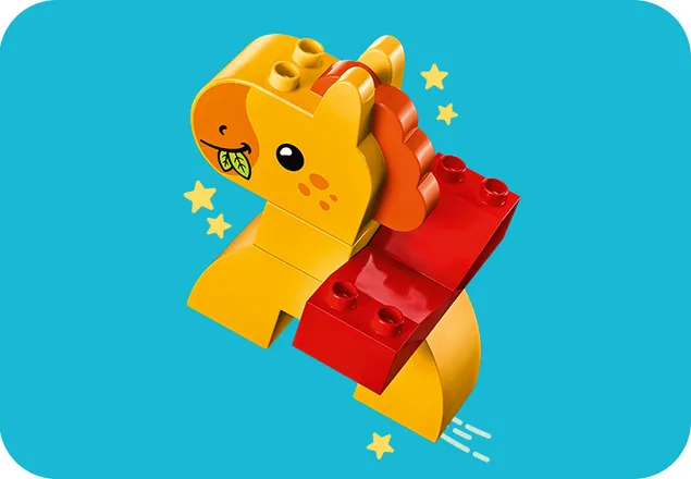 Tren cu animale, +18 luni, 10412, Lego Duplo