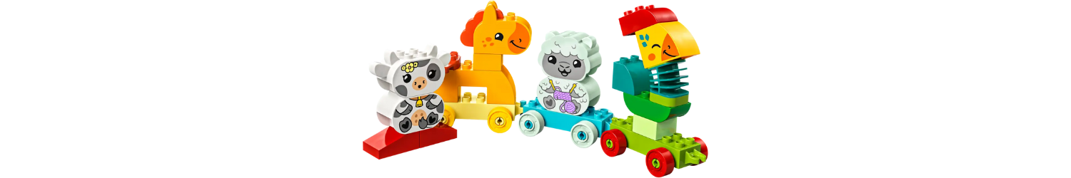 Tren cu animale, +18 luni, 10412, Lego Duplo