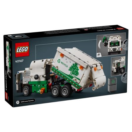 Autogunoiera Mack LR Electric, 8 ani+, 42167, Lego Technic