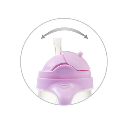 Cana cu pai pentru copii, 6+ luni, Mov, Babyono 812520