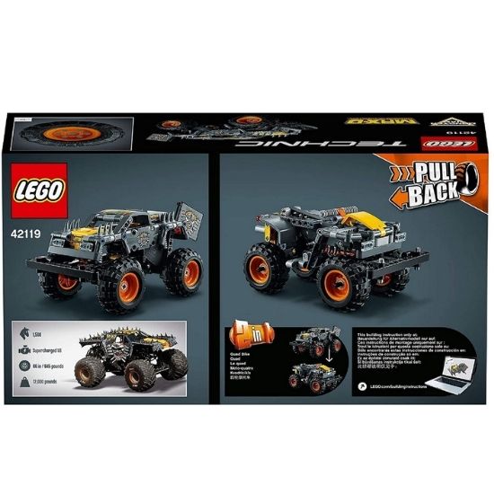 Monster Jam Max-D Lego Technic, +7 ani, 42119, Lego