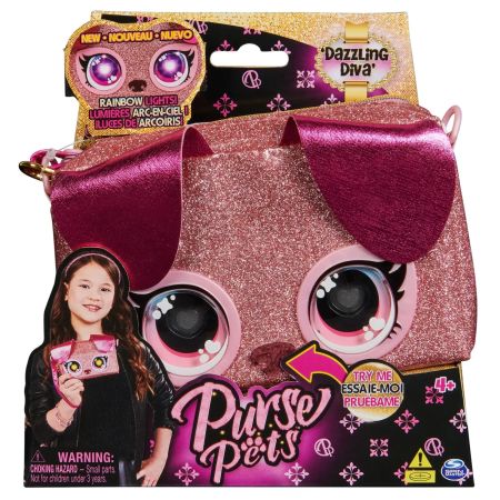 PURSE PETS RAINBOW LIGHTS GENTUTA INTERACTIVA DAZZLING DIVA 6067566