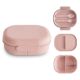 Cutie de pranz cu separator, Blush, Mushie 605033