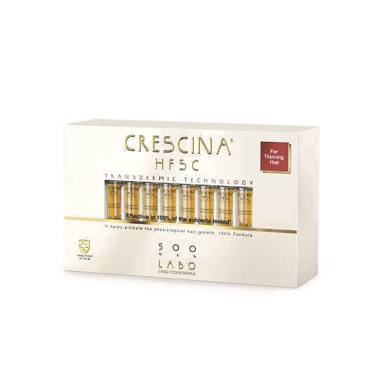 Crescina Transdermic Re-Growth HFSC 500 Man, 20 fiole, Labo