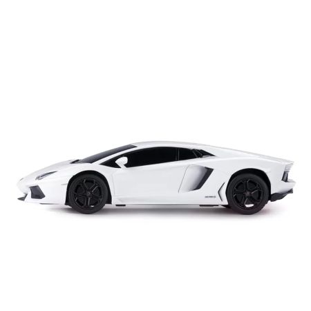 Masina cu telecomanda Lamborghini Aventador, scare 1 la 24, Alb, Rastar