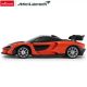 Masina cu telecomanda McLaren Senna, scara 1 la 18, Portocaliu, Rastar 605510