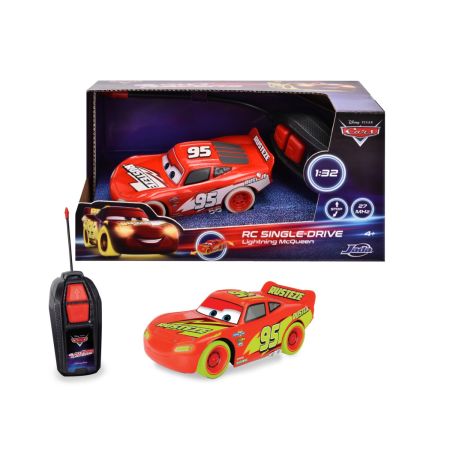 JADA MASINUTA RC FULGER MCQUEEN GLOW RACER SCARA 1:32 203081006