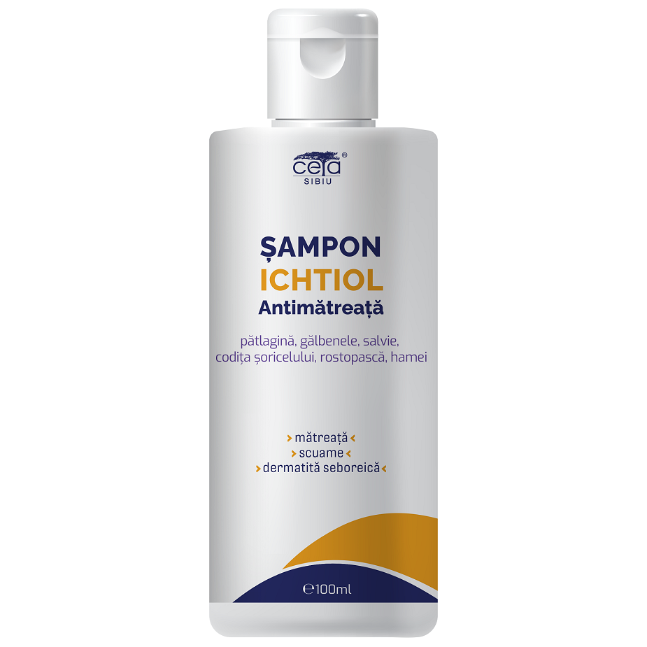 Sampon antimatreata cu ichtiol, 100 ml, Ceta