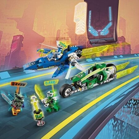 Masinile rapide de curse ale lui Jay si Lloyd`s, Lego Ninjago 455729