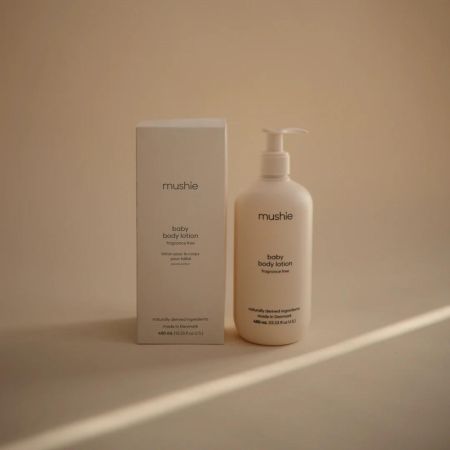 Lotiune de corp organica pentru bebelusi, Fara parfum, 400 ml, Mushie 605661