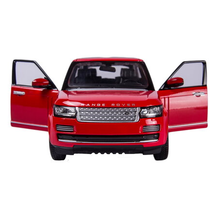 Masinuta metalica Range Rover, scara 1 la 24, Rosu, Rastar 605677