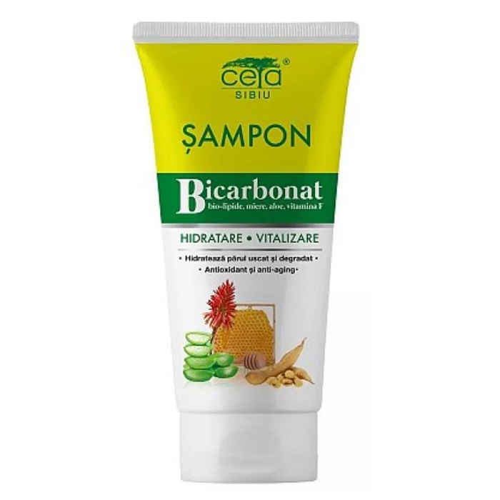 Sampon cu bicarbonat pentru hidratare si vitalizare, 200 ml, Ceta