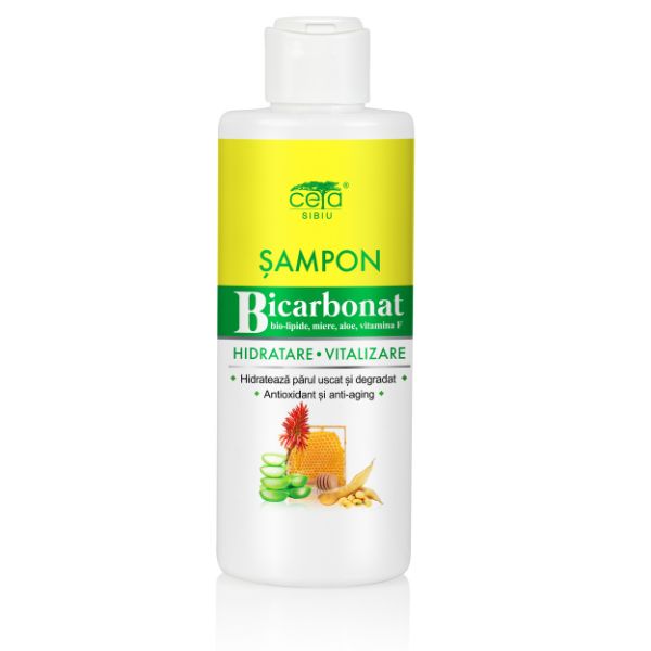 Sampon cu bicarbonat pentru hidratare si vitalizare, 200 ml, Ceta