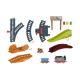 Set de joaca cu locomotiva Muddy motorizata si accesorii, Thomas and Friends 605904