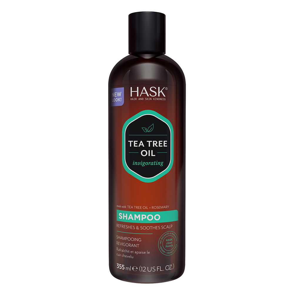 Sampon revigorant cu ulei din arbore de ceai s rozmarin Tea Tree Oil, 355 ml, Hask