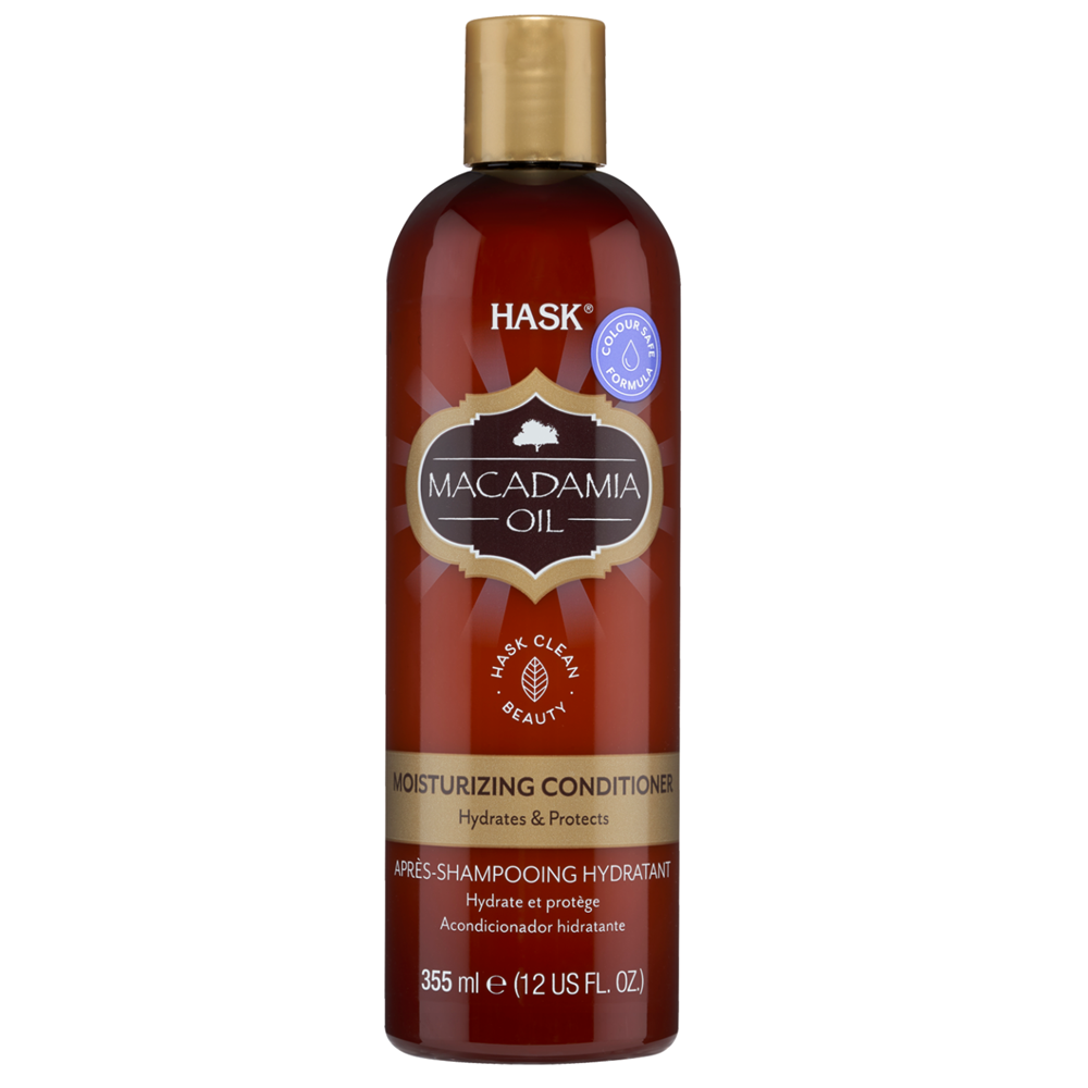 Balsam pentru hidratare si protectie cu ulei de macadamia Macadamia Oil, 355 ml, Hask