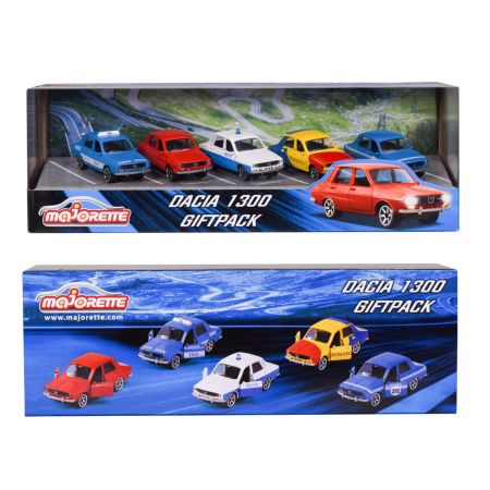 MAJORETTE SET 5 MASINUTE METALICE DACIA 1300 7.5CM 212053165SRO