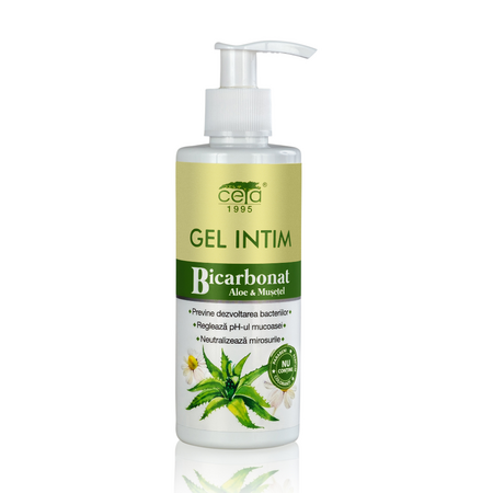 Gel intim cu bicarbonat aloe si musetel