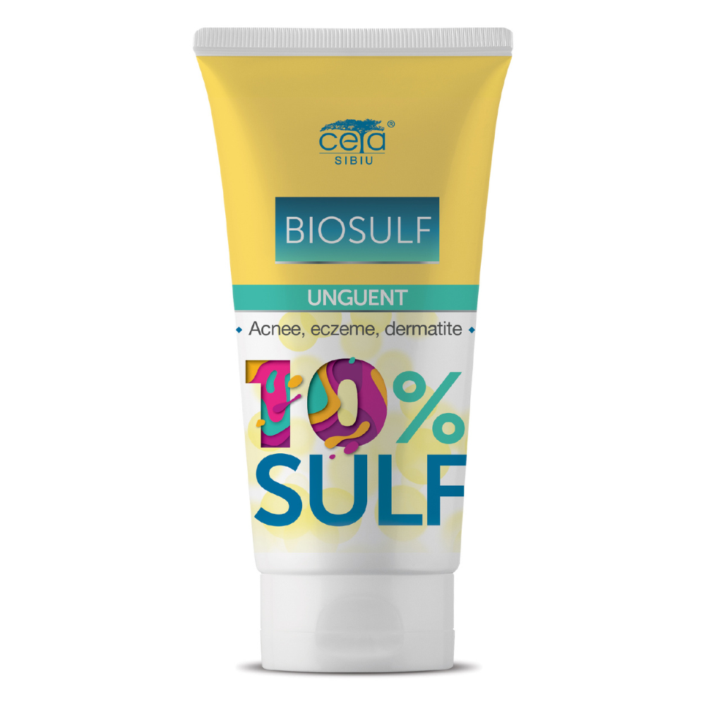 Unguent cu sulf 10%, 50 ml, Ceta