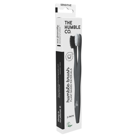 Periuta dinti plant-based Sensitive, 2 bucati, The Humble Co 606154