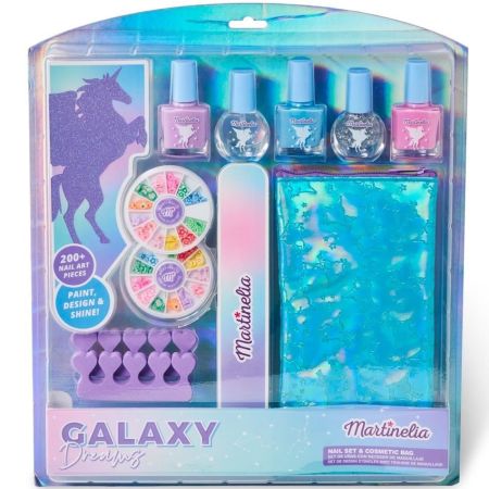 MARTINELIA GALAXY DREAMS SET INGRIJIRE UNGHII SI GEANTA COSMETICA Mar11963