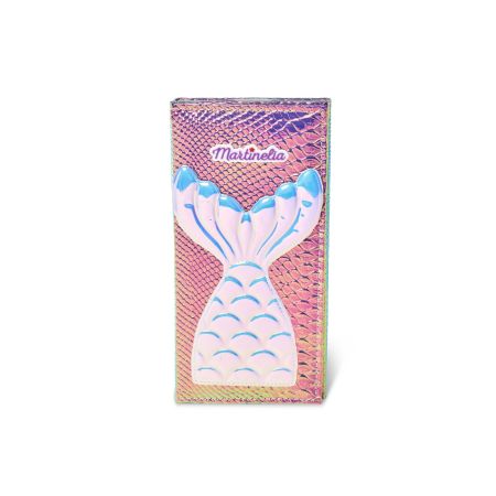 Paleta de farduri in portfard mare Let's be mermaids, +3 ani, Martinelia 606251