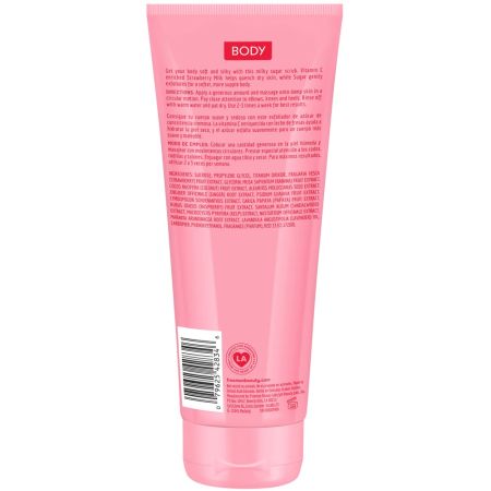 Exfoliant hidratant de corp cu lapte si capsuni, 175 ml, Freeman 606284