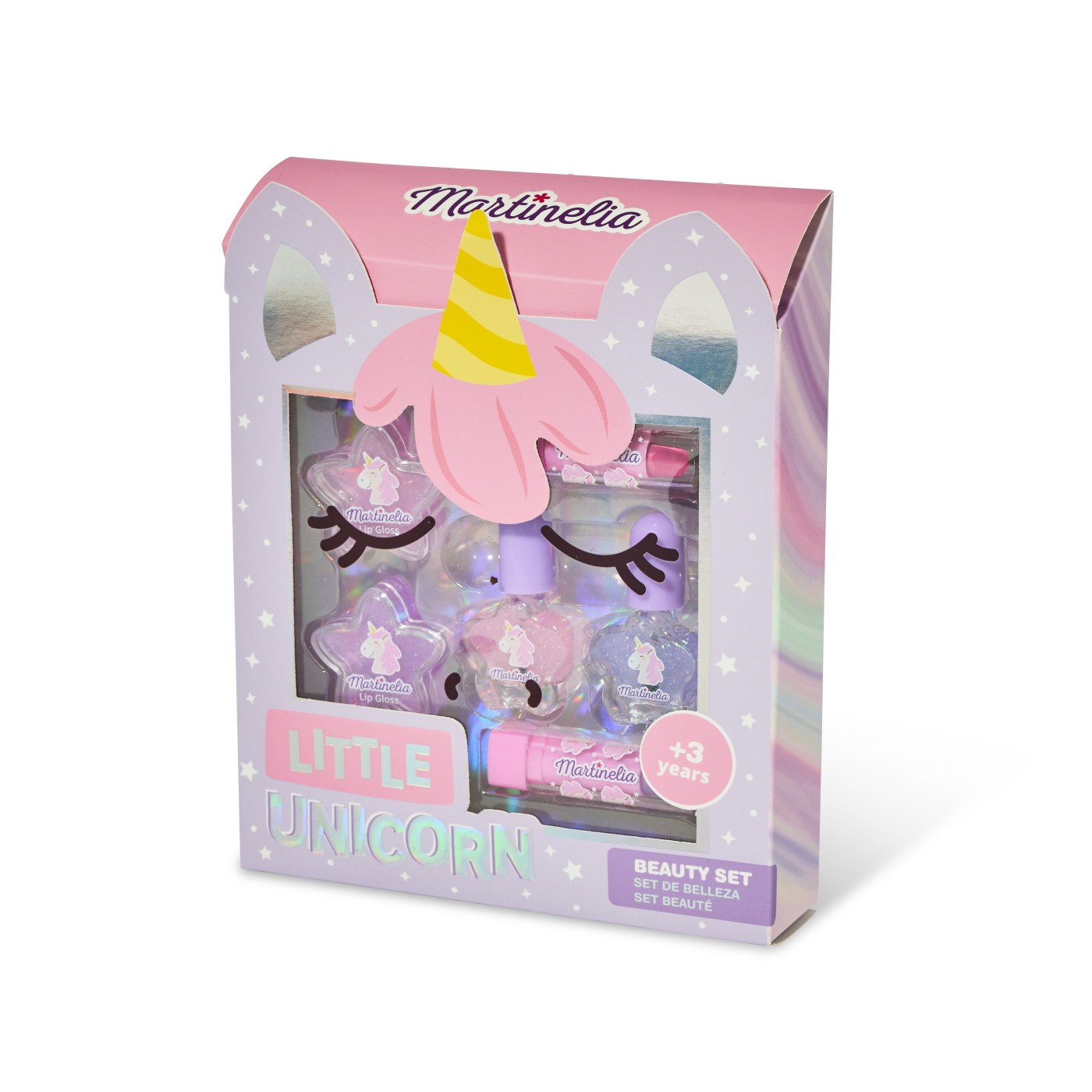 Set de produse cosmetice Little Unicorn, +3 ani, Martinelia