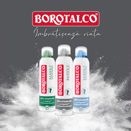 Deodorant spray Invisible, 150 ml, Borotalco 763477